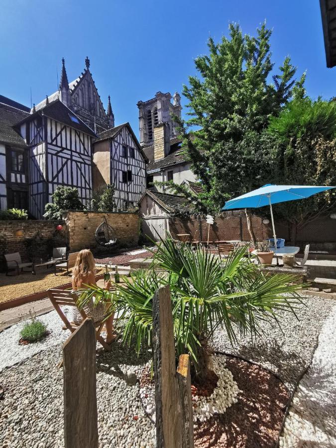 Appartamento La Marmotte de la Cathédrale - Calme - Jardin Troyes Esterno foto