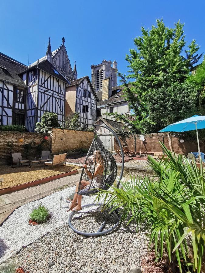 Appartamento La Marmotte de la Cathédrale - Calme - Jardin Troyes Esterno foto